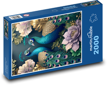 Peacocks Puzzle 2000 pieces - 90 x 60 cm