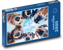 Psy fantasy Puzzle 2000 elementów - 90x60 cm