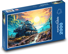 Nákladní auto fantasy Puzzle 2000 dílků - 90 x 60 cm