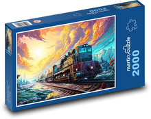 Vlak fantázie Puzzle 2000 dielikov - 90 x 60 cm