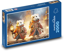 Myši fantasy Puzzle 2000 dílků - 90 x 60 cm