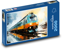 Fantasy train Puzzle 2000 pieces - 90 x 60 cm