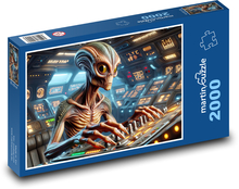 Mimozemšťan - scifi Puzzle 2000 dílků - 90 x 60 cm