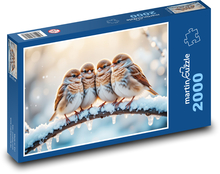 Birds in winter Puzzle 2000 pieces - 90 x 60 cm