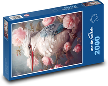 Zimorodek - ptak Puzzle 2000 elementów - 90x60 cm