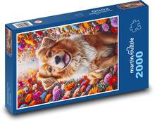 Pes Puzzle 2000 dielikov - 90 x 60 cm