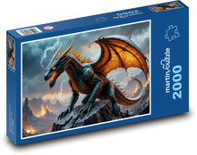 Drache Puzzle 2000 Teile - 90 x 60 cm