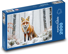 Lis w lesie Puzzle 2000 elementów - 90x60 cm