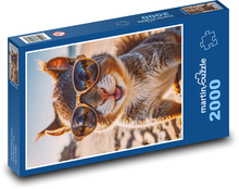 Veverička v pohároch Puzzle 2000 dielikov - 90 x 60 cm
