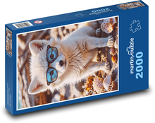 Liška v brýlích Puzzle 2000 dílků - 90 x 60 cm