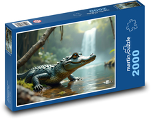 Aligátor v džungli Puzzle 2000 dílků - 90 x 60 cm