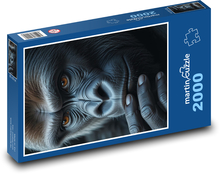 Twarz goryla Puzzle 2000 elementów - 90x60 cm