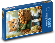 Mushroom cat Puzzle 2000 pieces - 90 x 60 cm