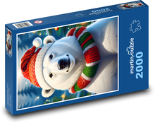 Ľadový medveď Puzzle 2000 dielikov - 90 x 60 cm