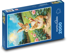Králik - maliar Puzzle 2000 dielikov - 90 x 60 cm