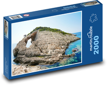 Záliv - skaly Puzzle 2000 dielikov - 90 x 60 cm