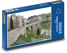 Most - Toledo, Hiszpania Puzzle 2000 elementów - 90x60 cm