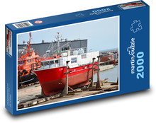 Hvide Sands - loď Puzzle 2000 dílků - 90 x 60 cm