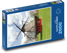 Mlýn - Dánsko Puzzle 2000 dílků - 90 x 60 cm