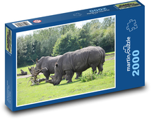 Nosorožec Puzzle 2000 dielikov - 90 x 60 cm