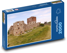 Hrad Hammershus, Dánsko Puzzle 2000 dielikov - 90 x 60 cm