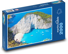 Zakynthos - Navagio beach Puzzle 2000 dílků - 90 x 60 cm