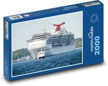 Kreuzfahrtschiff auf der Ostsee Puzzle 2000 Teile - 90 x 60 cm