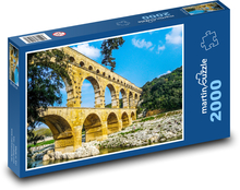Bridge - Pont du Gard Puzzle 2000 pieces - 90 x 60 cm