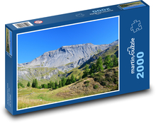 Alpy, górzysty krajobraz Puzzle 2000 elementów - 90x60 cm