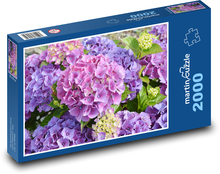 Purple hydrangea Puzzle 2000 pieces - 90 x 60 cm