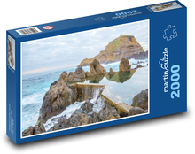 Atlantický oceán - skály Puzzle 2000 - 90x60 cm