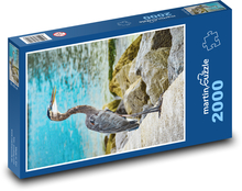 Pták u moře Puzzle 2000 dílků - 90 x 60 cm