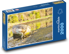 Wrak statku Puzzle 2000 elementów - 90x60 cm