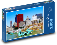 Chicago - USA Puzzle 2000 dílků - 90 x 60 cm
