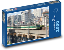 Metro - Zug Puzzle 2000 Teile - 90 x 60 cm