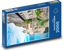 Kloster Santa Caterina del Sasso Puzzle 2000 Teile - 90 x 60 cm