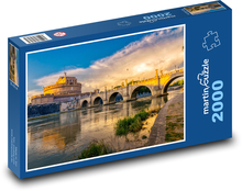 Rom - Engelsbrücke Puzzle 2000 Teile - 90 x 60 cm