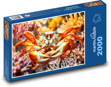 Krab, korály Puzzle 2000 dílků - 90 x 60 cm