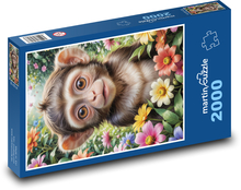 Affe Puzzle 2000 Teile - 90 x 60 cm