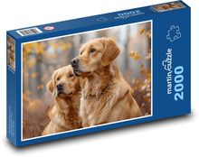 Hunde im Wald Puzzle 2000 Teile - 90 x 60 cm