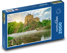 Kriebstein - Německo Puzzle 2000 dílků - 90 x 60 cm