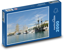Prístav Málaga Puzzle 2000 dielikov - 90 x 60 cm