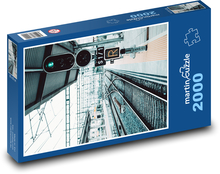 Železniční stanice Puzzle 2000 dílků - 90 x 60 cm