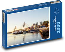 Most - prístav Puzzle 2000 dielikov - 90 x 60 cm