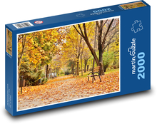 Park na podzim Puzzle 2000 dílků - 90 x 60 cm