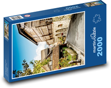 Historická dedina - architektúra Puzzle 2000 dielikov - 90 x 60 cm