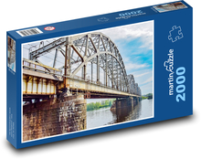 Most - Ryga, Łotwa Puzzle 2000 elementów - 90x60 cm