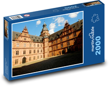 Německo - zámek Johannisburg v Aschaffenburgu Puzzle 2000 dílků - 90 x 60 cm