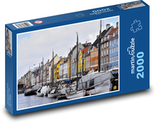 Kopenhagen - Dänemark Puzzle 2000 Teile - 90 x 60 cm