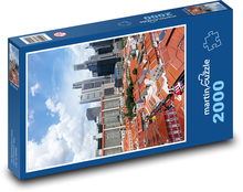 Singapur - čínská čtvrť Puzzle 2000 dílků - 90 x 60 cm